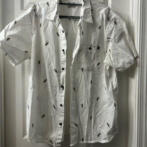 Men’s Hurley extra large Hawaiian dancer, button-down T-shirt